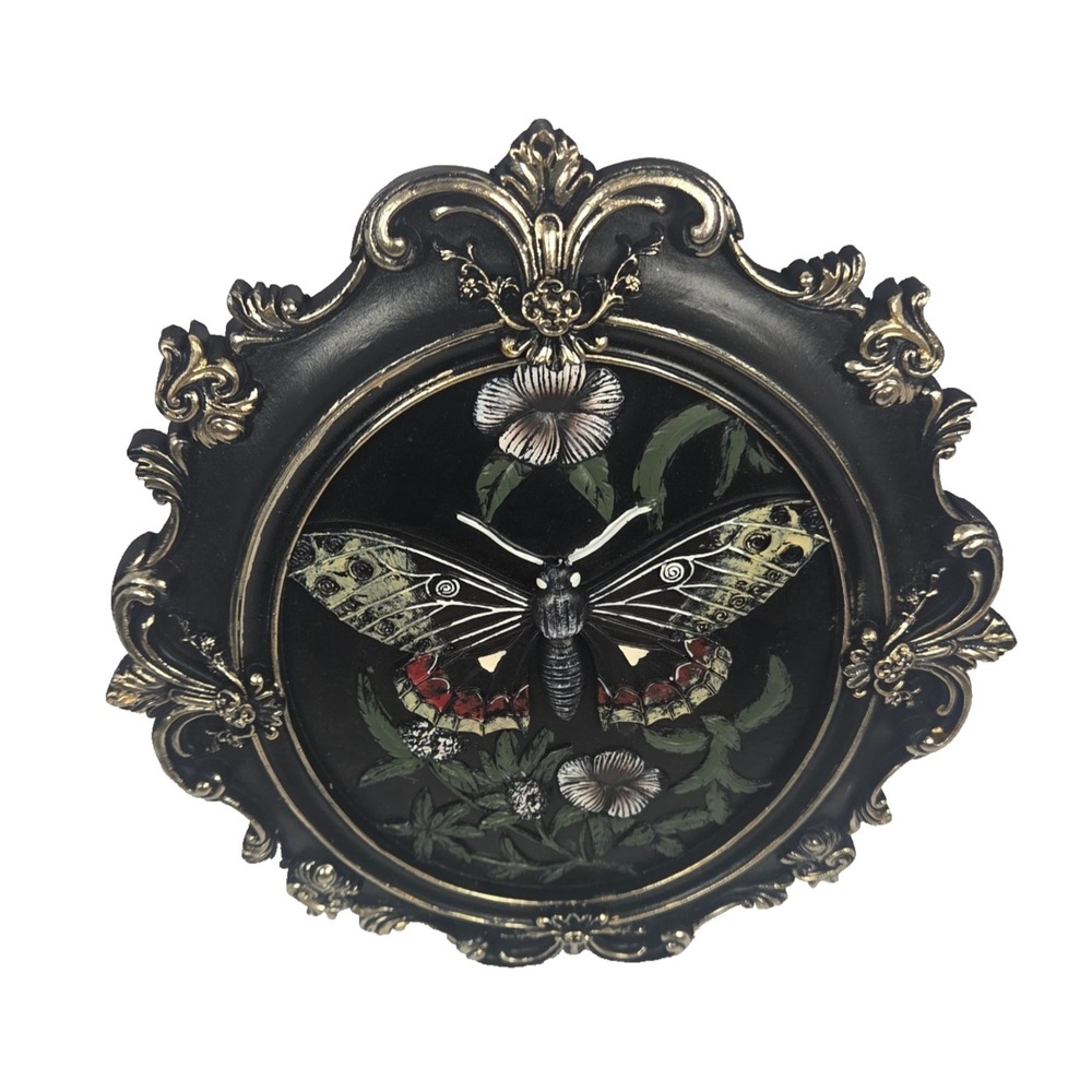 Unbranded Moth Wall Art Decor Adults Medium Black New Gothic Victorian Halloween - Picture 7 of 7